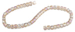 8x8mm Yellow Square Faceted Crystal Beads