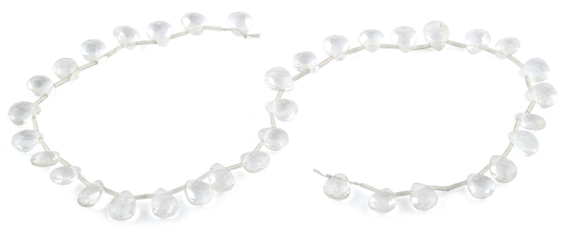 9x11MM Clear AB Gemstone Beads