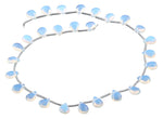 9x11MM Opalite Drop Gemstone Beads