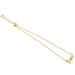 Solid 14K Yellow Gold "Love" Bracelet