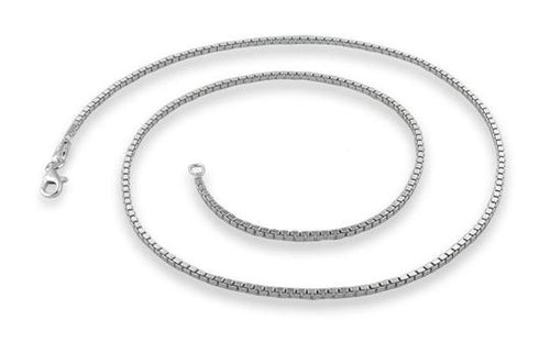 Sterling Silver Box Chain 1.45mm