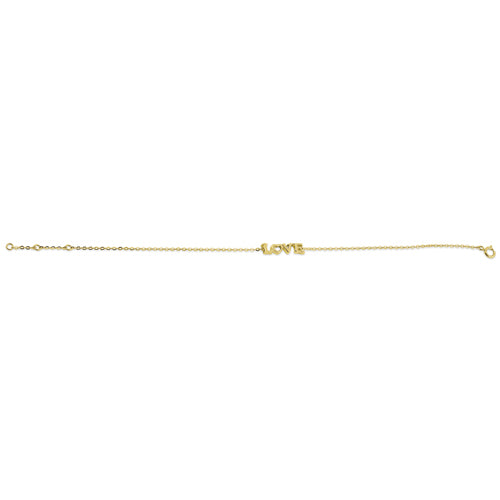 Solid 14K Yellow Gold Love Bracelet