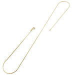 14K Gold Plated Sterling Silver Cardano D/C Chain 0.6MM
