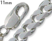 Sterling Silver Curb Chain 11MM