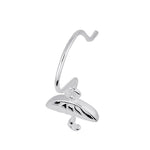 Sterling Silver Dangling Umbrella Earrings