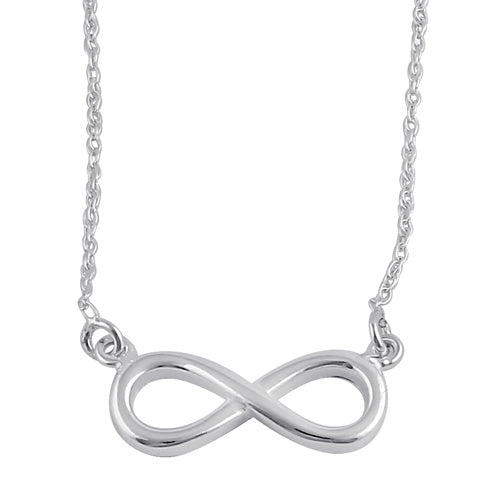 Sterling Silver Infinity Sign Necklace