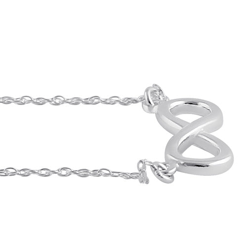 Sterling Silver Infinity Sign Necklace