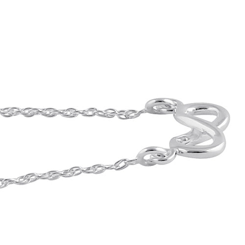 Sterling Silver Small Infinity Sign Necklace