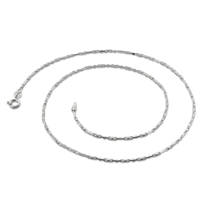 Sterling Silver Heshe Chain 1.1MM