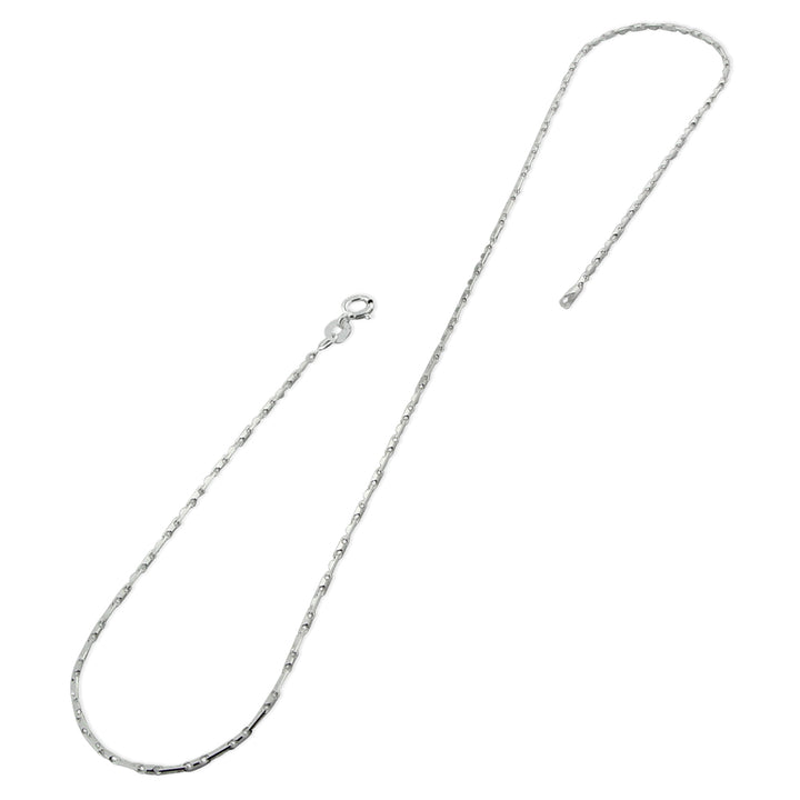 Sterling Silver Heshe Chain 1.1MM