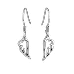 Sterling Silver Wing Earrings