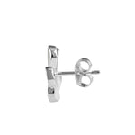 Sterling Silver Flower Mother of Pearl Stud Earrings