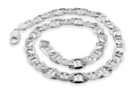 Sterling Silver Flat Marina Chain 9.5MM