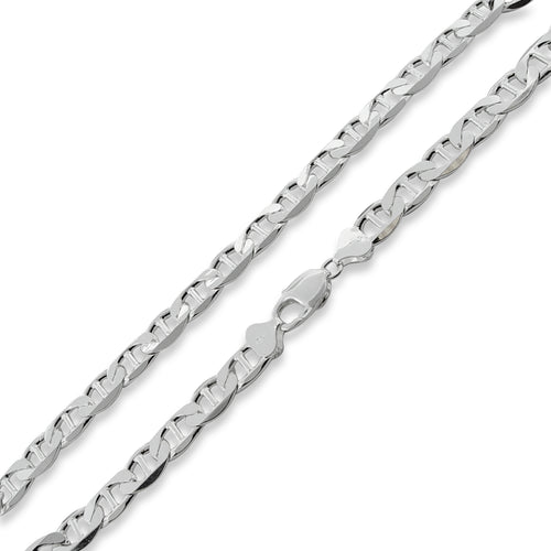 Sterling Silver Flat Marina Chain 9.5MM