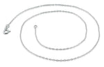 Sterling Silver Forz D/C Chain Necklace - 1.10mm
