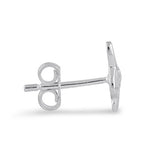 Sterling Silver Music Note Earrings