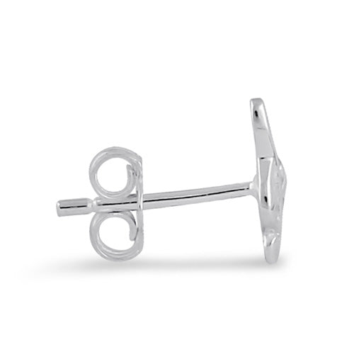 Sterling Silver Music Note Earrings