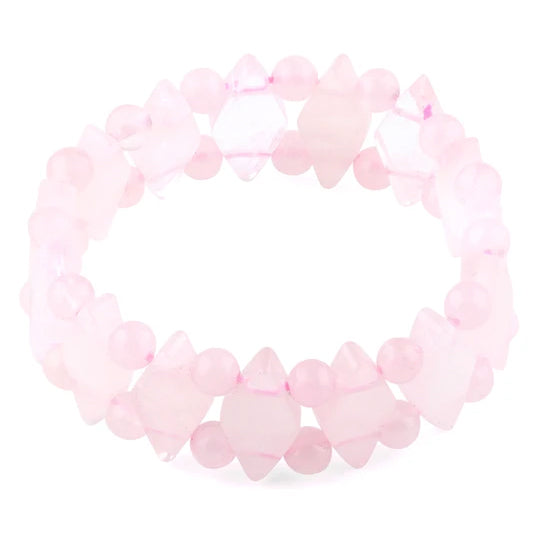 Princess Style Princess Rose Quartz Gemstone Bracelet
