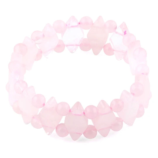 Princess Style Princess Rose Quartz Gemstone Bracelet