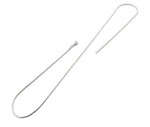 Sterling Silver Glitter Snake Chain 0.9mm