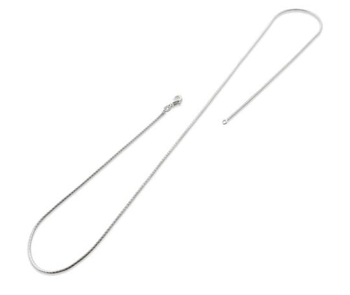 Sterling Silver Glitter Snake Chain 0.9mm