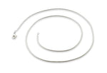 Sterling Silver Glitter Snake Chain 0.9mm