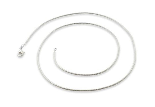 Sterling Silver Glitter Snake Chain 0.9mm