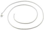 Sterling Silver Glitter Snake Chain 1.25mm