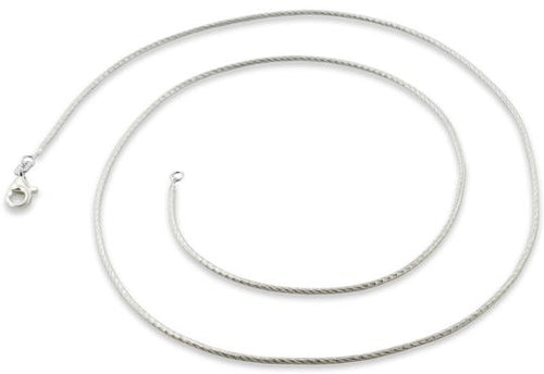 Sterling Silver Glitter Snake Chain 1.25mm