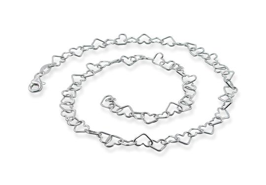 Sterling Silver Heart Chain 3mm