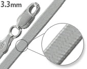Sterling Silver Magic Herringbone Chain 3.3mm