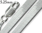 Sterling Silver Magic Herringbone Chain 5.25mm