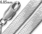 Sterling Silver  Magic Herringbone Chain 6.85mm