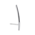 Sterling Silver Round Bar Stud Earrings