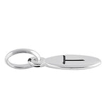 Sterling Silver Letter "T" Oval Pendant