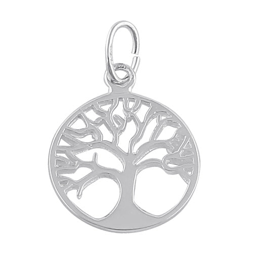 Sterling Silver Autumn Tree of Life Pendant