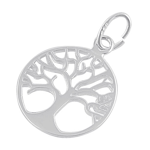 Sterling Silver Autumn Tree of Life Pendant