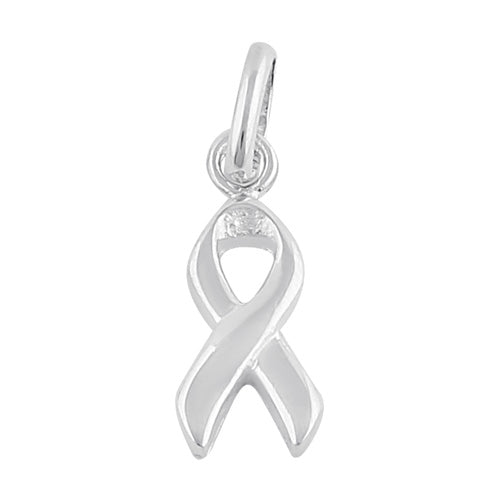 Sterling Silver Ribbon Pendant