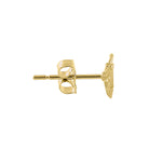 Solid 14K Yellow Gold Mystic Butterfly Earrings