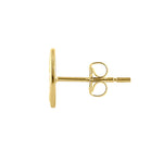 Solid 14K Yellow Gold Storybook Tree of Life Earrings