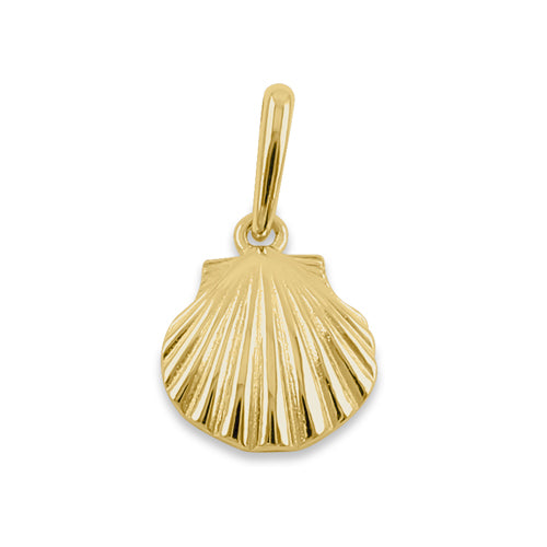 Solid 14K Yellow Gold Pendant