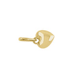 Solid 14K Yellow Gold Small Heart Pendant