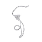 Sterling Silver Small Dangling Double Twist Earrings