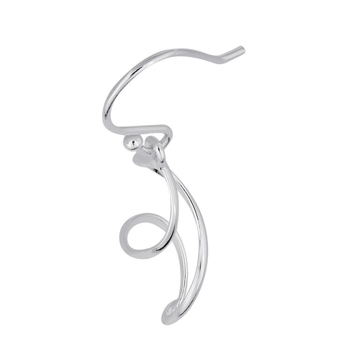 Sterling Silver Small Dangling Double Twist Earrings