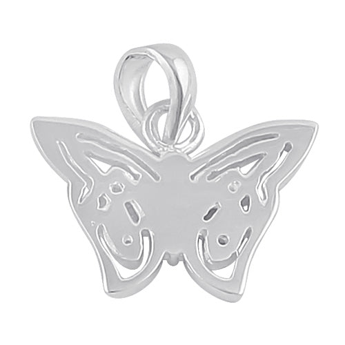 Sterling Silver Celtic Butterfly Twist Pendant