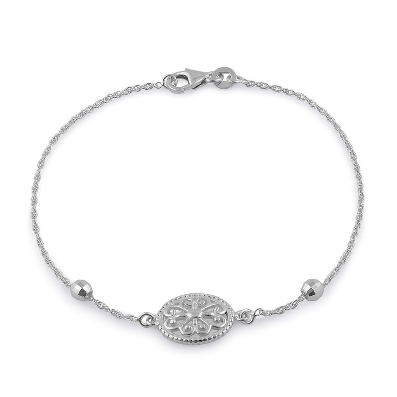 Sterling Silver Filigree Bracelet