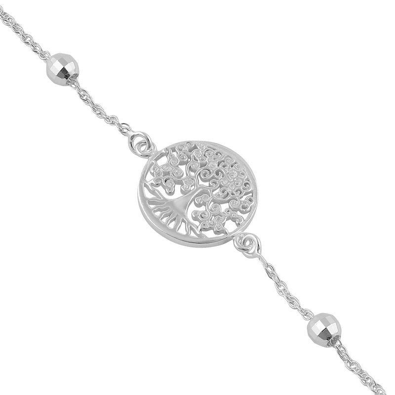 Sterling Silver Tree of Life Bracelet
