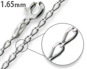 Sterling Silver Long Curb Chain 1.65mm