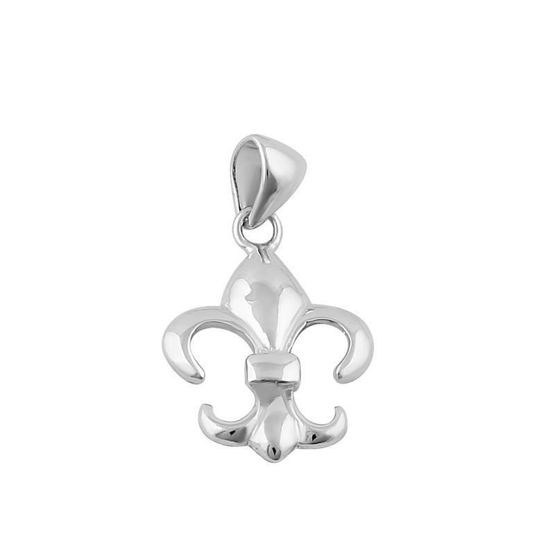 Sterling Silver Fleur De Lies Pendant