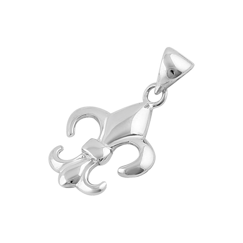 Sterling Silver Fleur De Lies Pendant